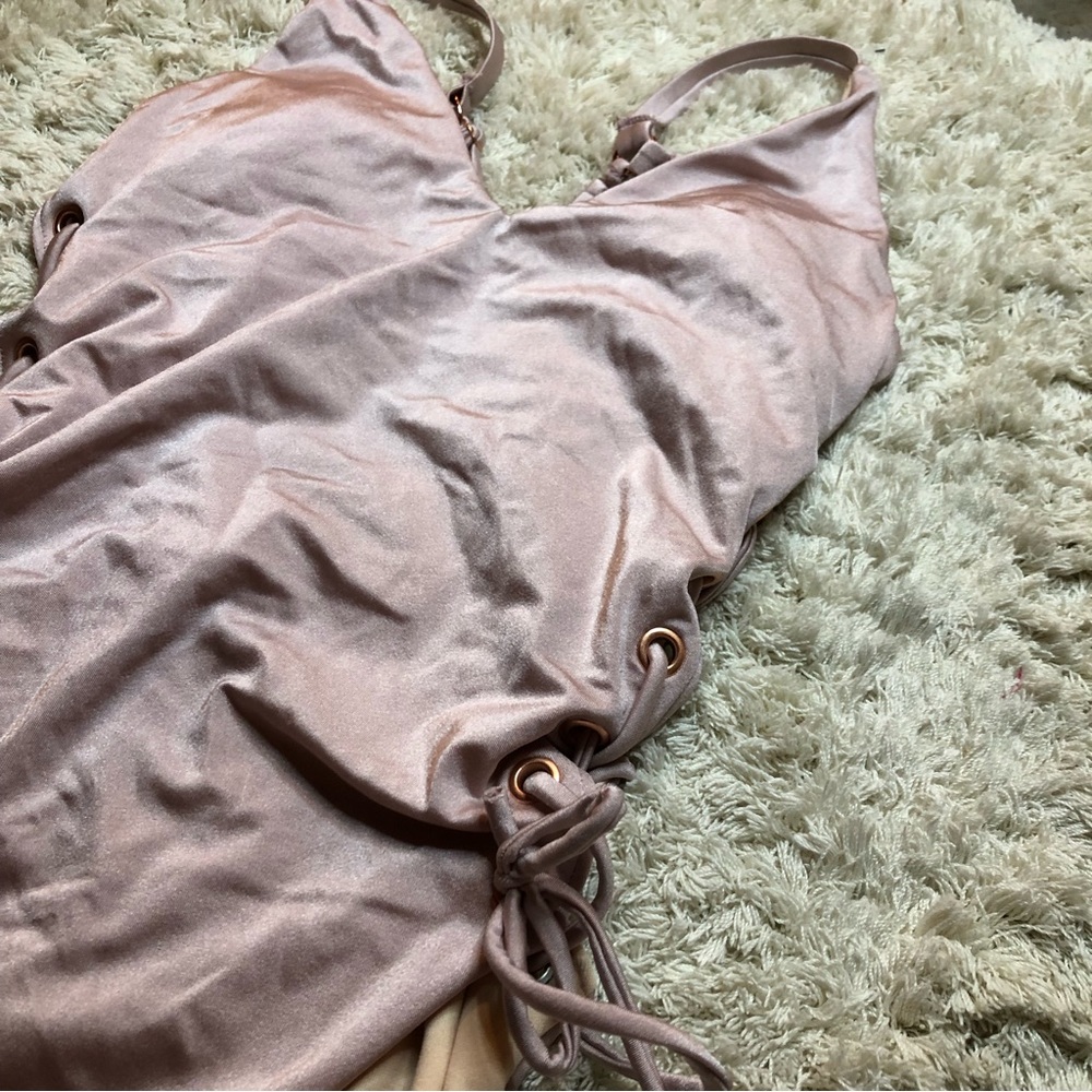EUC L.A. Hearts One Piece Swimsuit Size S